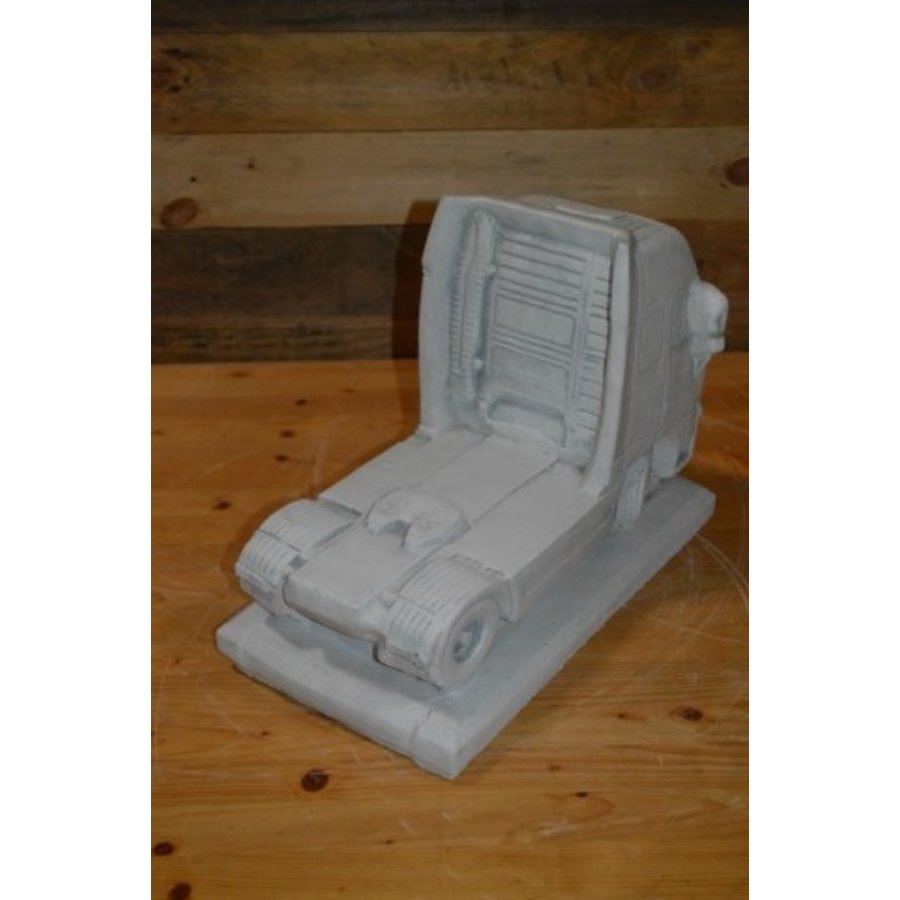 Betonnen beeld robuuste vrachtwagen tuinbeeld-5