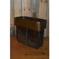 thumb-Rood koperen industriële bloembak of decoratiebak-1