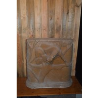 thumb-Decoratieve kunststof zuil met poema in boom tuinbeeld-1