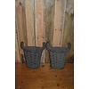 LoodsVol, Tweedehands Set van 2 decoratieve messing mandjes