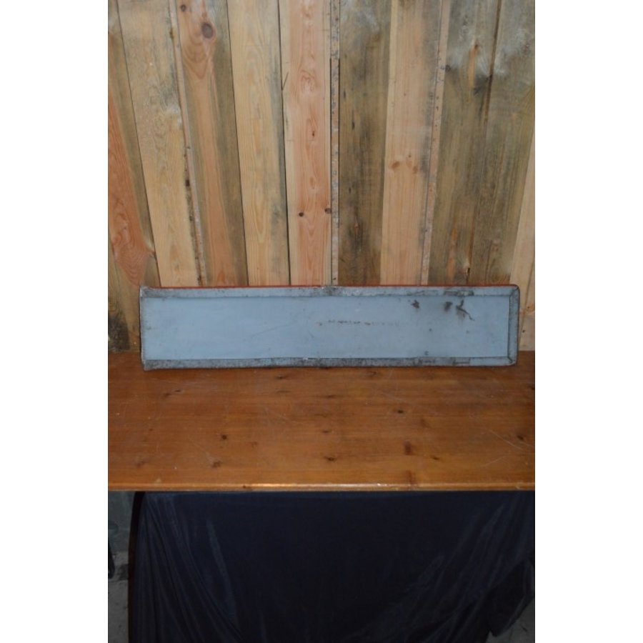 Vintage geëmailleerd naambord De Kiefte-4