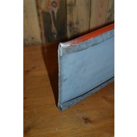 thumb-Vintage oranje-rood geëmailleerd naambord “De Kiefte” wanddecoratie-5