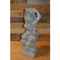 thumb-Betonnen beeld jonge man jaargetijde lente tuinbeeld-3