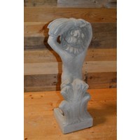 thumb-Betonnen beeld jonge man jaargetijde zomer tuinbeeld-3