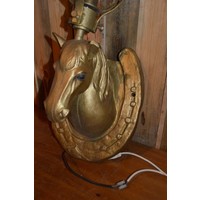 thumb-Wandlamp hoefijzer met paardenhoofd-3