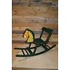 LoodsVol, Tweedehands Hobbel- en schommelpaard van hout, leuk voor spel en decoratie