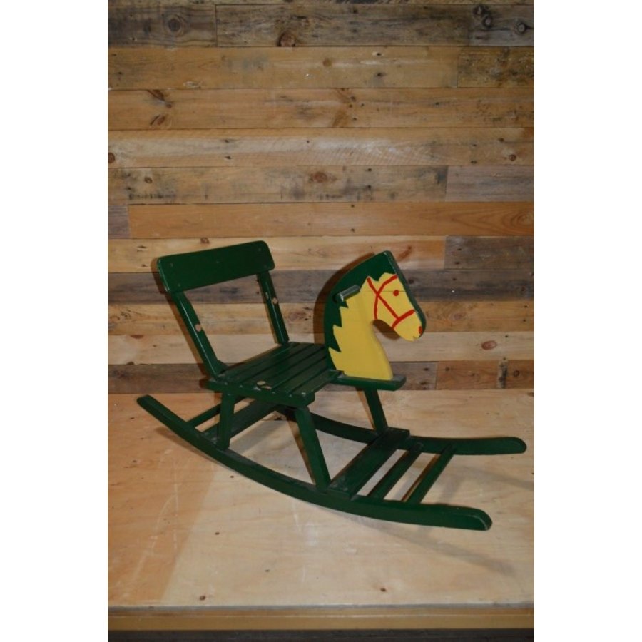 Schommel hobbelpaard van hout-2