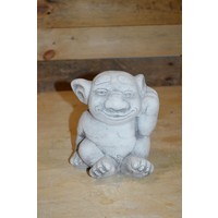 thumb-Grappig betonnen trol beeldje voor tuin of interieur als humoristisch cadeau-1