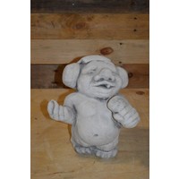 thumb-Diskjockey trol van beton met koptelefoon-1