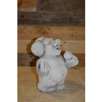 thumb-Diskjockey trol van beton met koptelefoon-2