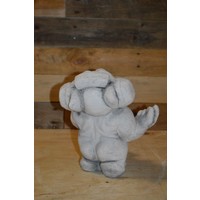 thumb-Diskjockey trol van beton met koptelefoon-3