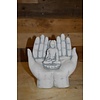 Shiva god gedragen op handen