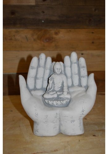 Betonnen beeld Shiva in handen 