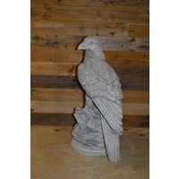 thumb-Adelaar op boomstronk van beton – natuurgetrouw beeld-2