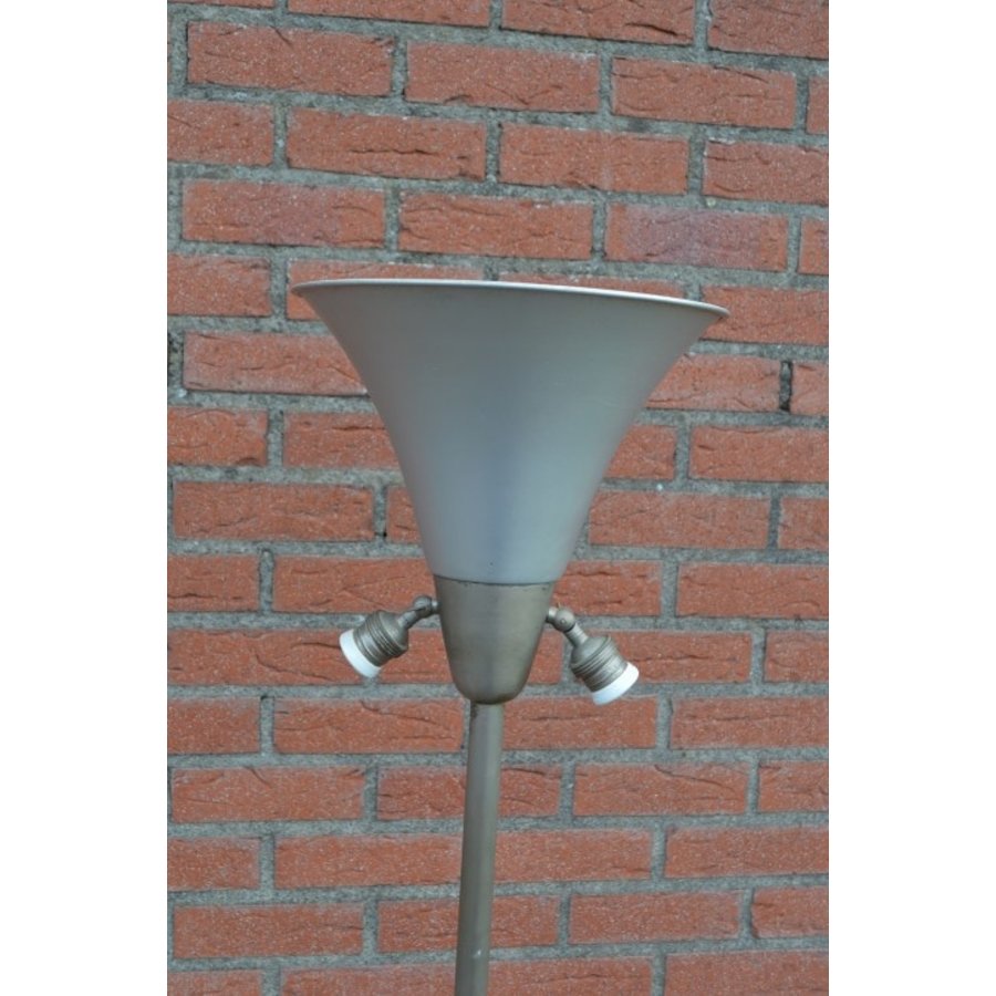 Retro design staande vloerlamp metaal-2