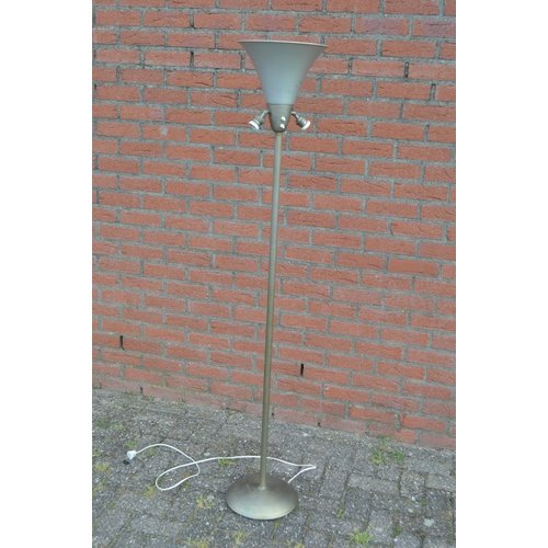 Retro design staande vloerlamp metaal 