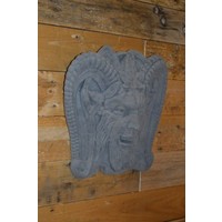 thumb-Pan god van de panfluit als betonnen wandhanger en ornament-2