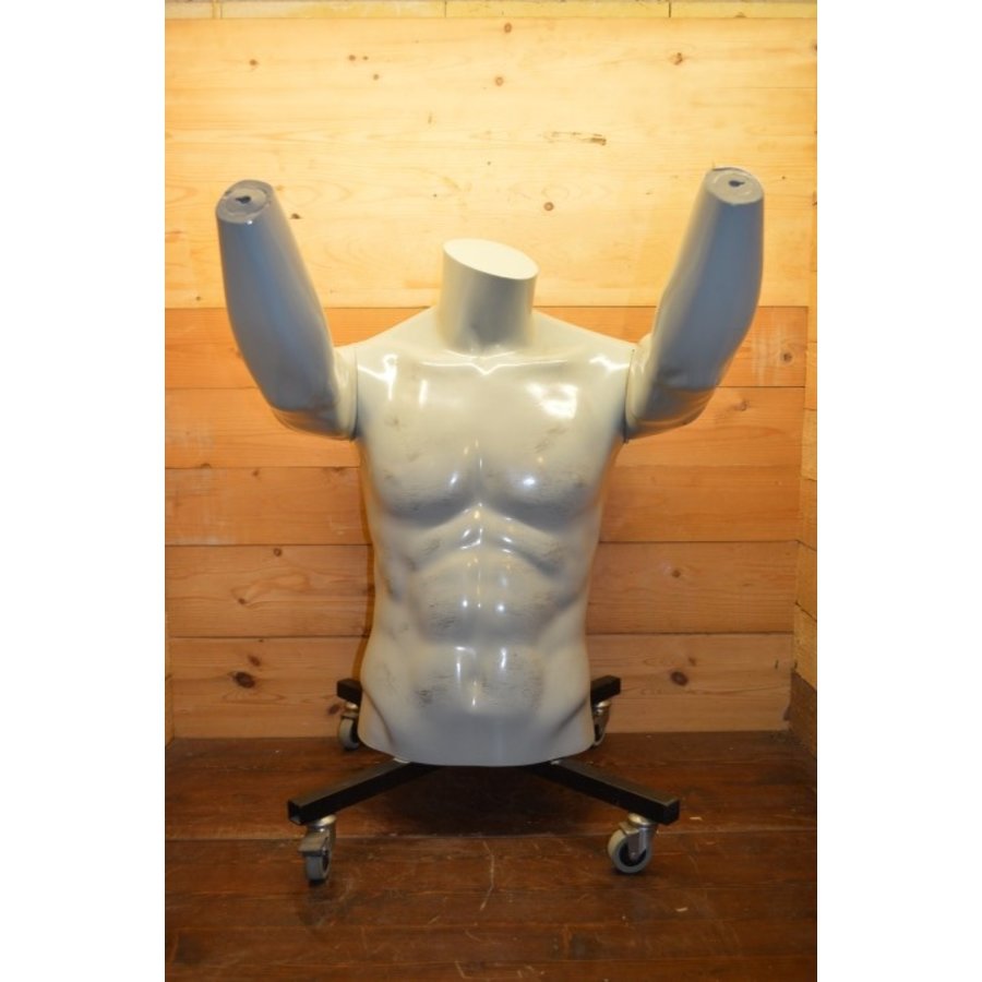 Design torso van kunststof op wieltjes-2