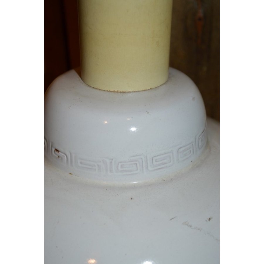 Vintage keramieken schemerlamp vaasmodel met Chinese draak-5