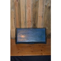 thumb-Handbeschilderd verdiept Hindeloopen dienblad met landschap-3