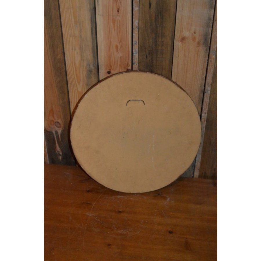 Vintage gipsen wandornament met broedend fazantenpaar-3