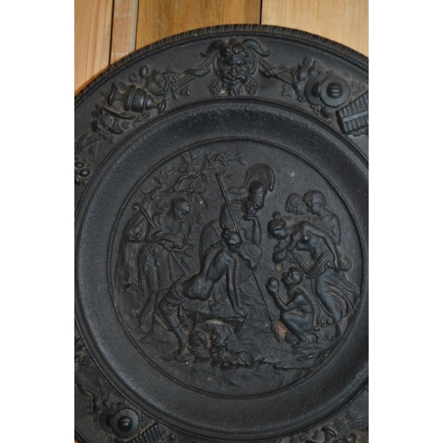 Gietijzeren wandbord met historische afbeelding Mexico-2