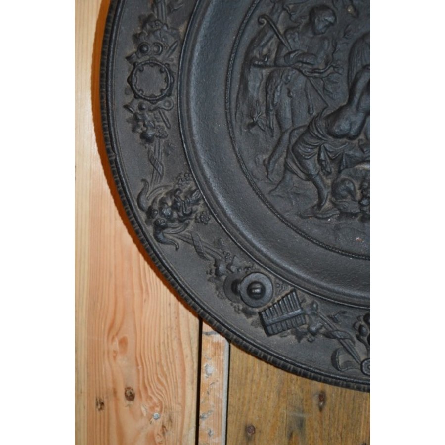 Gietijzeren wandbord met historische afbeelding Mexico-4