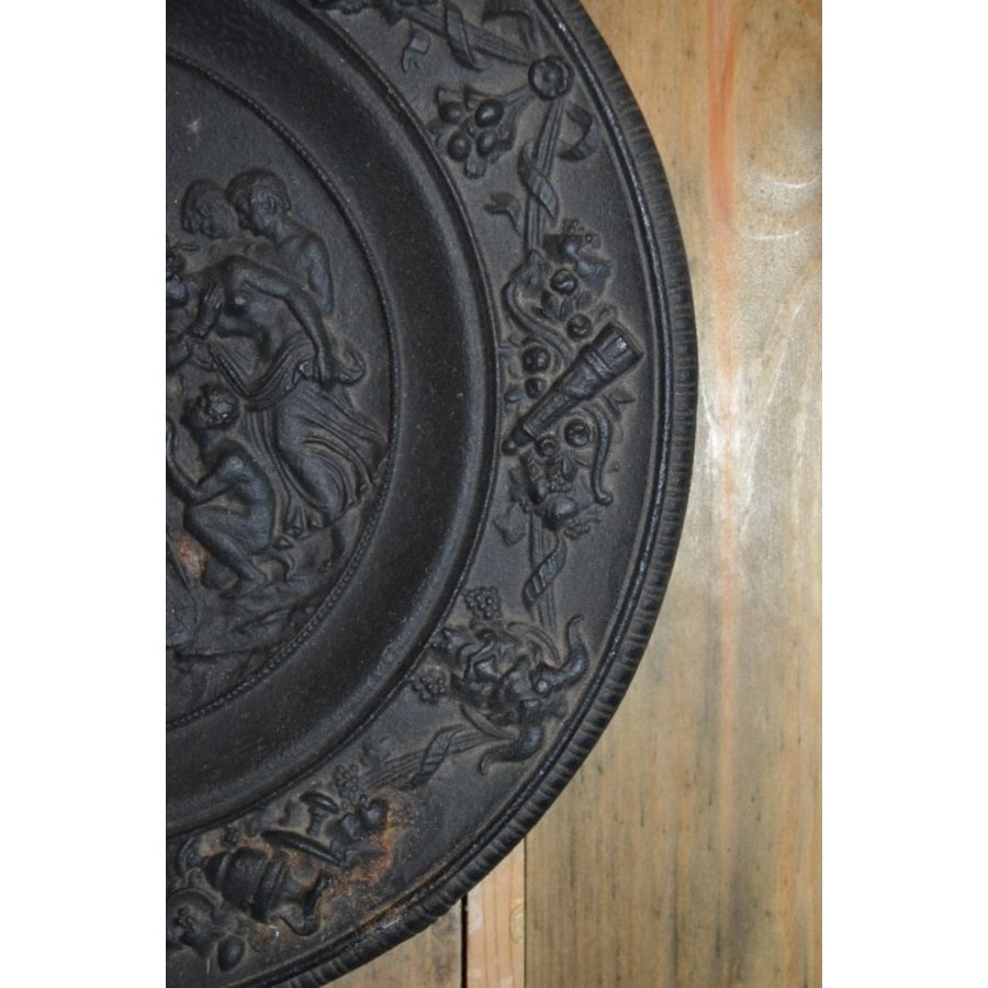 Gietijzeren wandbord met historische afbeelding Mexico-5