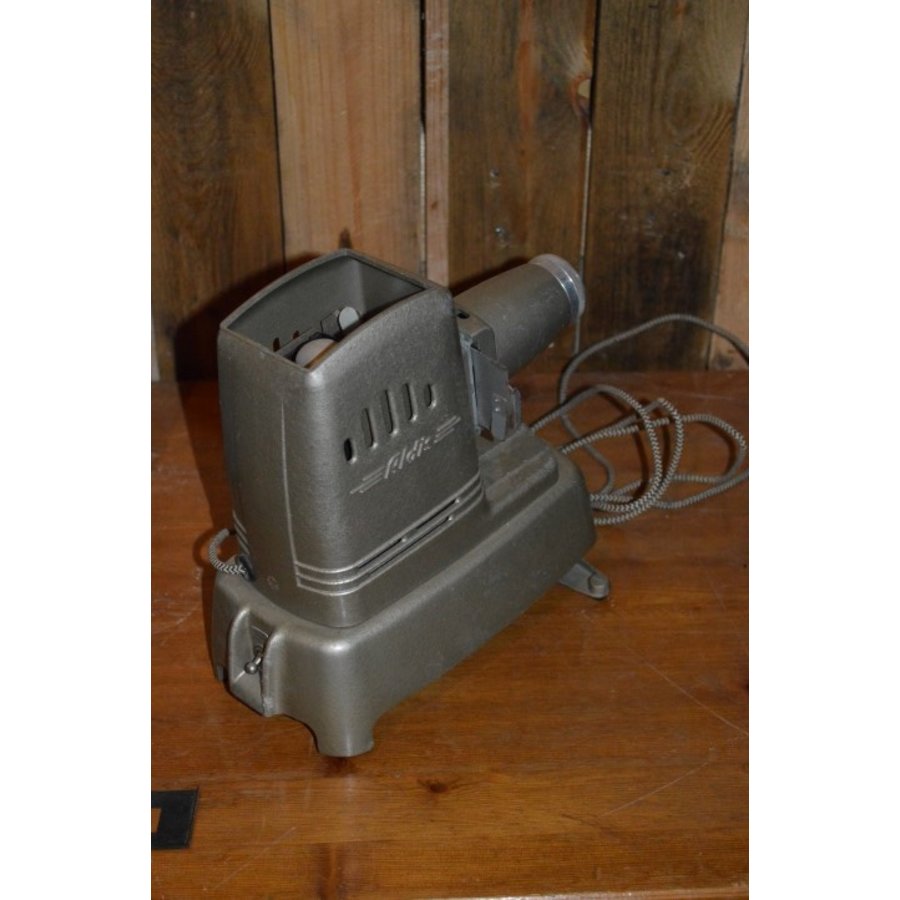 Vintage Aldis diaprojector met lenzen en originele koffer-5