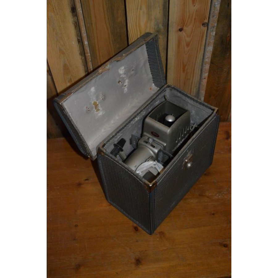 Aldis vintage diaprojector met originele koffer-7