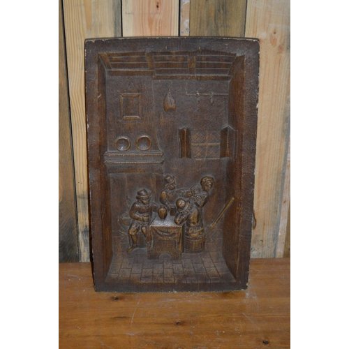 Middeleeuws wandtafereel gelagkamer 