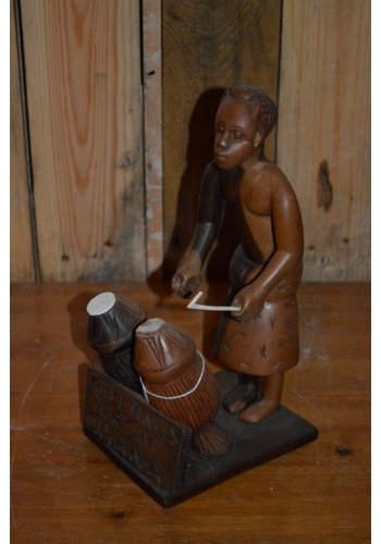 Houten beeldje Afrikaanse herkomst (Ghana) 