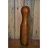 LoodsVol, Tweedehands Massief eikenhouten kegel met koperen letters UTO 40