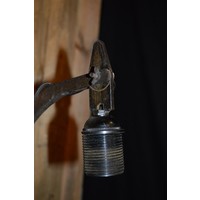 thumb-Landelijke smeedijzeren wandlamp zonder kap-3