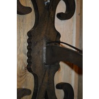 thumb-Landelijke smeedijzeren wandlamp zonder kap-4