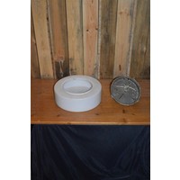 thumb-Retro plafondlamp met glazen kap jaren 60-2