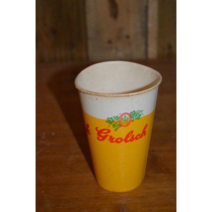Nostalgische Grolsch kartonnen bekertjes – nieuw in verpakking-3