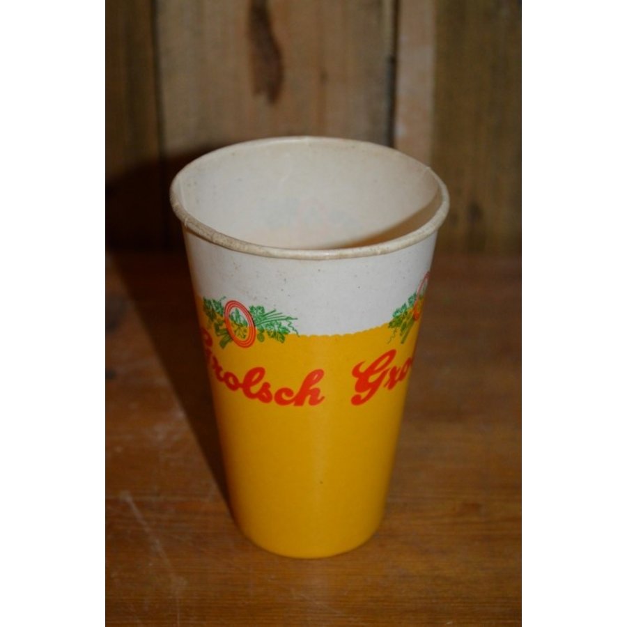 Nostalgische Grolsch kartonnen bekertjes – nieuw in verpakking-5