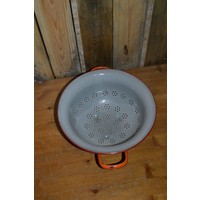 Vintage geëmailleerd vergiet