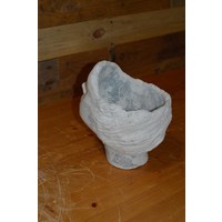 thumb-Bloempot in de vorm van een hoofd van beton voor binnen of buiten-4