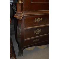 thumb-Antiek kabinet rond 1900 met grote kuif, klauwpoten en veel bergruimte-3