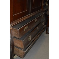 thumb-Antiek kabinet circa 1900 met kuif en klauwpoten-4