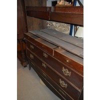 thumb-Antiek kabinet rond 1900 met grote kuif, klauwpoten en veel bergruimte-10