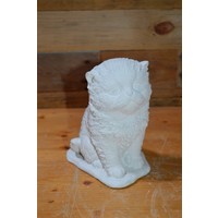 thumb-Vertederend betonnen beeldje van een kleine poes-1