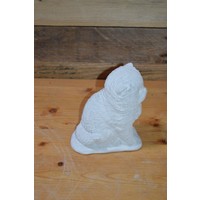 thumb-Vertederend betonnen beeldje van een kleine poes-3