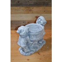 thumb-Twee laven met plantenbak – Betonnen bloembak beeld-3