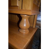 thumb-Massief eiken buffet wandkast met 3-dubbele toog-4