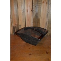 thumb-Oud houten rijstbakje met handvat en ijzeren details-1