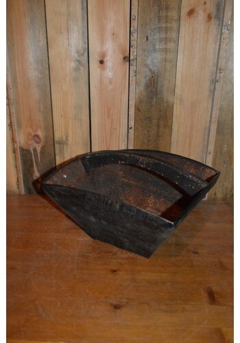 Houten rijstbakje met handvat 