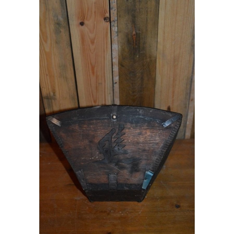 Houten rijstbakje met handvat-3